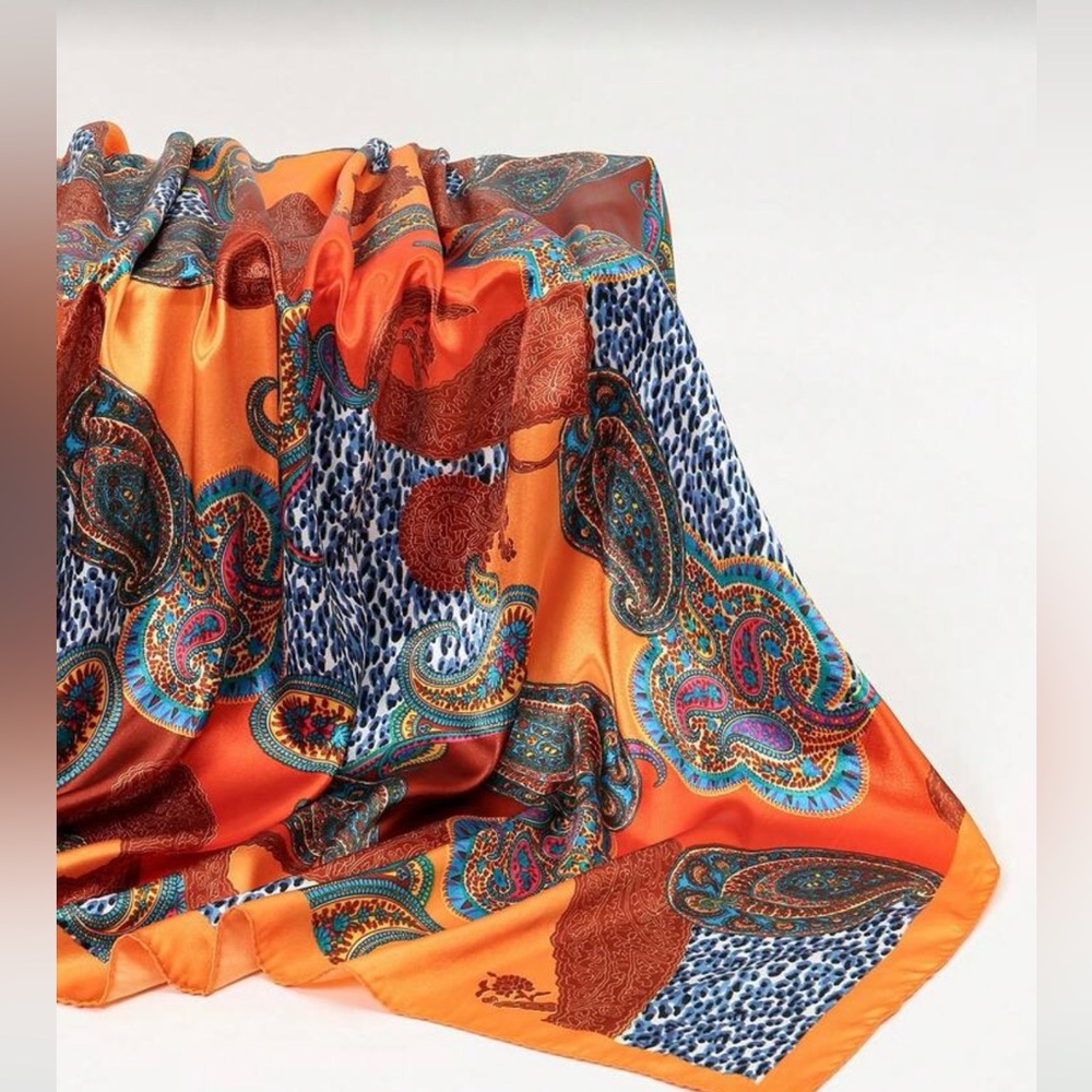Beautiful Silk like Scarf - Picture 6 of 6